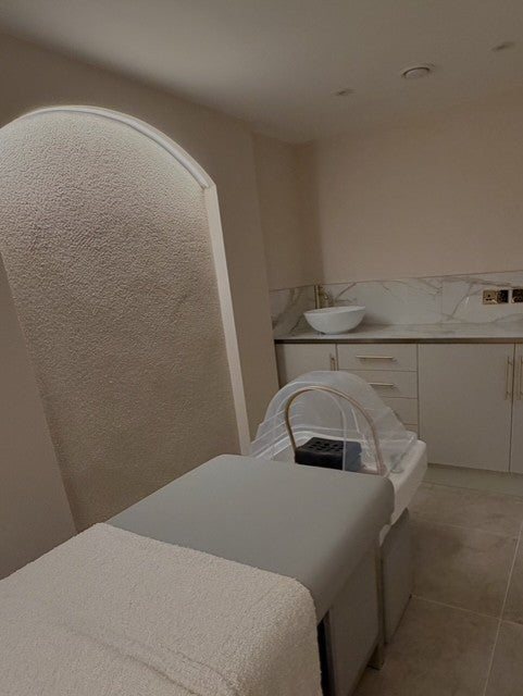 Treatment room at Brid's Hair & Holistic